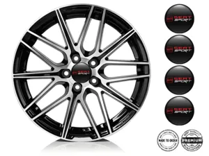 Seat Gewölbte Aufkleber Stil Luxus Felgenlogos
